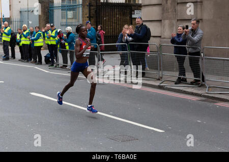 Die 39 Virgin Money London Marathon 2019 Stockfoto