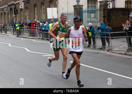 Die 39 Virgin Money London Marathon 2019 Stockfoto