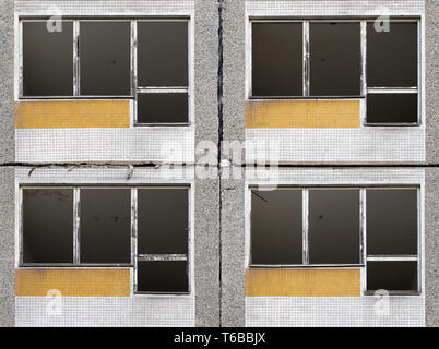 Abriss Haus im Zentrum der Stadt Magdeburg. Stockfoto