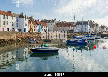 St. Monans Harbour, Fife, Schottland, Großbritannien Stockfoto