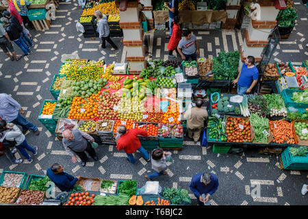 Der Mercado dos Lavradores (bauernmarkt), Funchal, Madeira Stockfoto