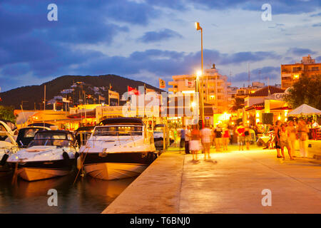 Santa Eularia des Riu. Ibiza. Balearischen Inseln. Spanien. Stockfoto