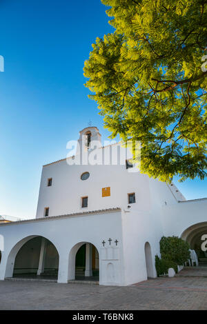 Sant Josep Kirche. Sant Josep de sa Talaia Gemeinde. Ibiza Insel. Balearen. Inseln. Spanien Stockfoto