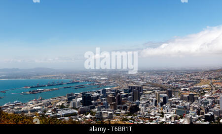 Der Blick vom Signal Hill Kapstadt Stockfoto