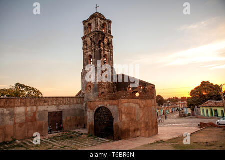 Ruinen der kolonialen katholische Kirche von Santa Ana in Trinidad, Kuba Stockfoto