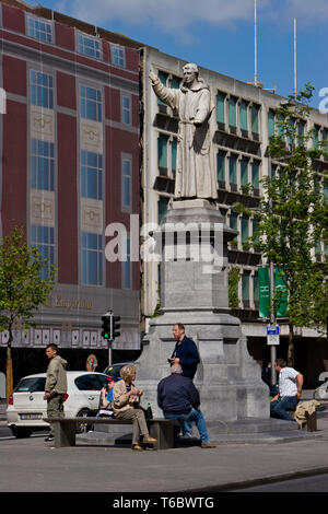 Statue von Vater Mathew in Dublin, Irland Stockfoto