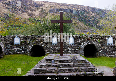 Gougane Barra Kirche in Macroom, County Cork, Irland Stockfoto