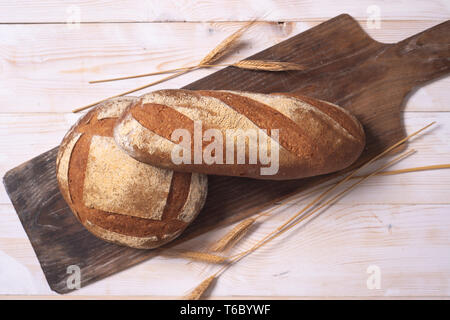 Neues Konzept für nachhaltige und nahrhaftes Brot von der italienischen Abteilung Forschung, mit Zitrusfrüchten Faser aus Verarbeitung von Apfelsinen Abfällen gewonnen wird, Stockfoto
