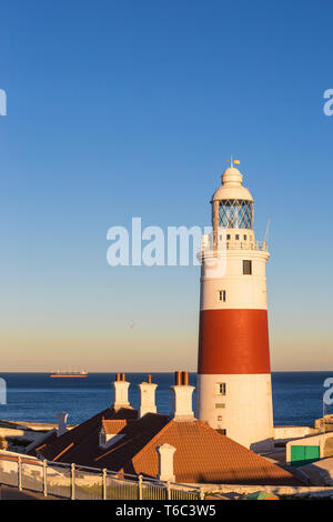 Gibraltar, Europa Point Lighthouse Stockfoto