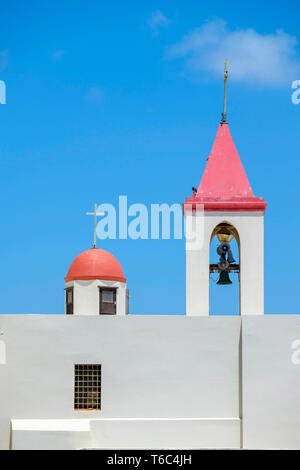 Israel, North District, Oberen Galiläa, Acre (Akko). Kirche St. Johannes der Täufer in der alten Stadt. Stockfoto