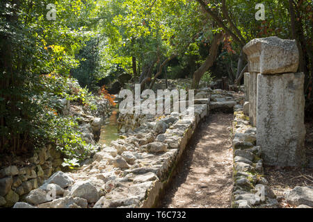 Asien, Türkei, Antalya, Ausgrabungen von Olympos Stockfoto