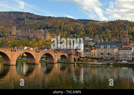 Heidelberg im Herbst Stockfoto