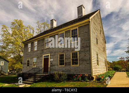 Johannes Reiter Haus Danbury Museum und historischen Gesellschaft Danbury, Connecticut, USA Stockfoto