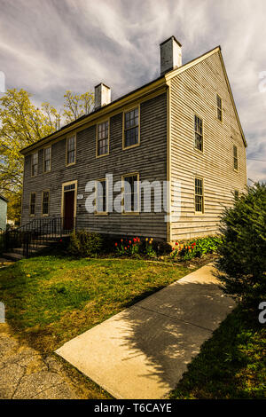 Johannes Reiter Haus Danbury Museum und historischen Gesellschaft Danbury, Connecticut, USA Stockfoto