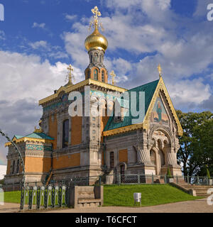 Russische Kapelle Darmstadt Stockfoto