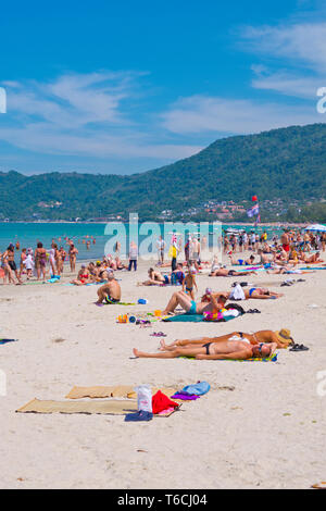 Hut Patong Beach, Patong, Phuket, Thailand Stockfoto