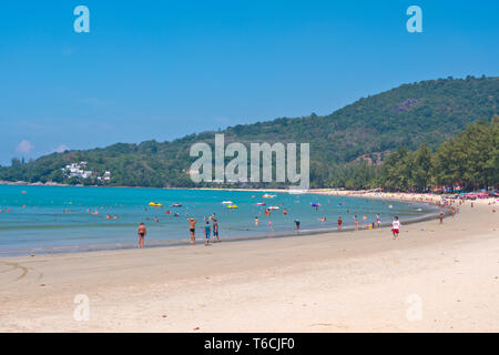 Hut, Kamala Beach, Kamala, Insel Phuket, Thailand Stockfoto