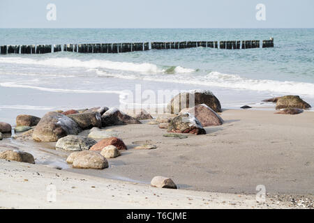 Strand der Ostsee bei Kühlungsborn in Deutschland Stockfoto