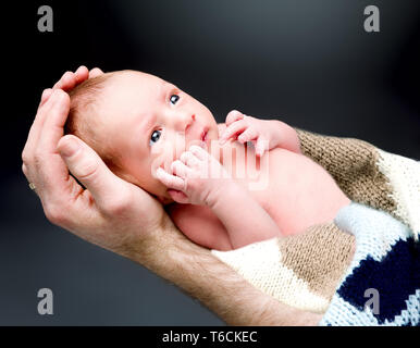 Porträt eines vier Monate alten Babys Stockfoto