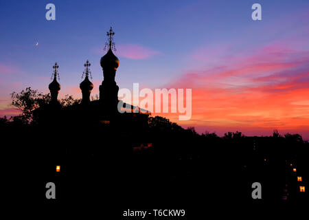 Russische Kapelle Darmstadt Stockfoto