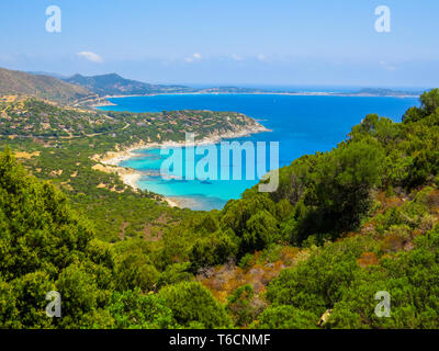 Super Strand in Costa Rei, Sardinien, Italien Stockfoto