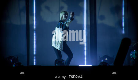 MØ Live an der Manchester Arena März 2019 Stockfoto