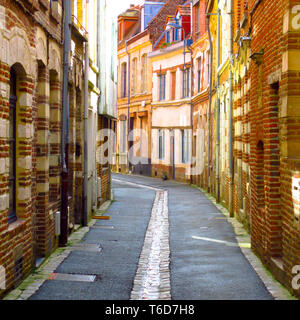 Straßenszene in Lille, Frankreich Stockfoto