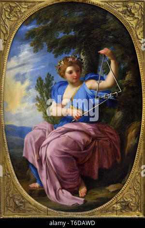 Die Muse Terpsichore handeln von Eustache Le Sueur (1616-1655), Frankreich, Französisch. Stockfoto