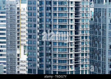 Apartment Gebäude in Singapur. Hintergrund Stockfoto