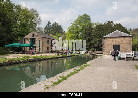 Cromford Canal, Derbyshire, Großbritannien Stockfoto