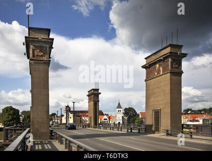 Vytautas große Brücke in Kaunas. Litauen Stockfoto