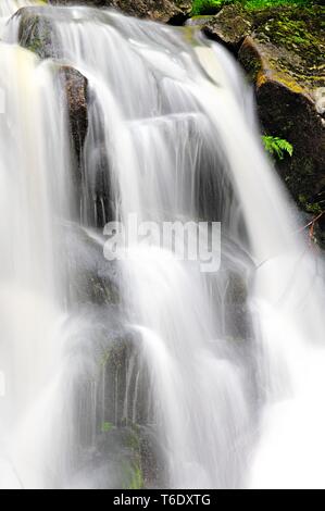 Wasser Gertelbacher Wasserfälle Bühlertal Schwarzwald Deutschland Stockfoto