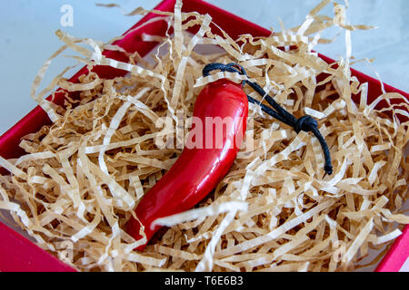 Rom Italien. Lucky Horn, typisch lucky Objekt der neapolitanischen Tradition. Stockfoto