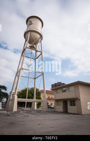 Wasserbehälter bei Warner Bros. Studio Hollywood in Los Angeles, Kalifornien, USA Stockfoto