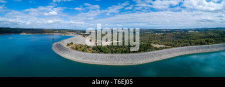 Cardinia See und Park - große Antenne panorama Stockfoto