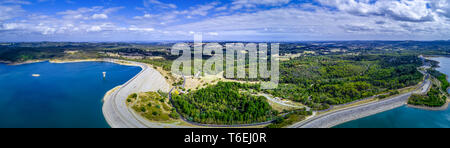 Antenne Panorama von cardinia Behälter und Park in Melbourne, Australien Stockfoto