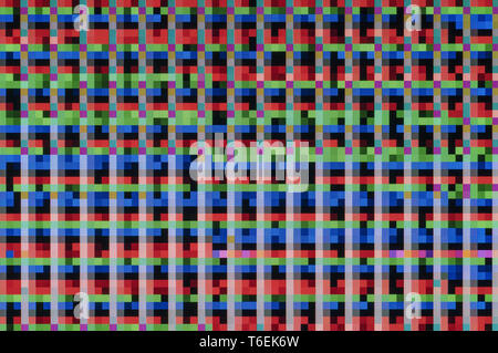 Pixel Muster eines digitalen Fehler Stockfoto