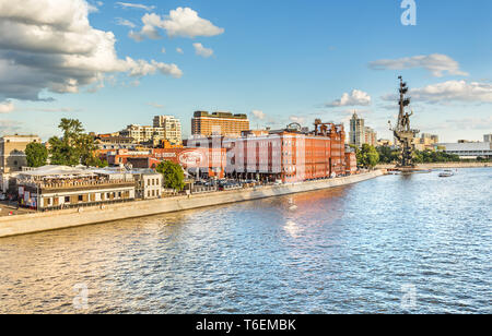 Anzeigen Moskauer Stadtzentrum an einem Sommertag Stockfoto