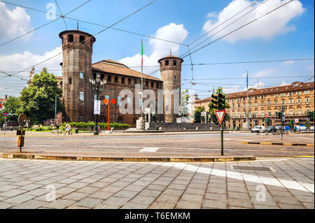 Palazzo Madama Royal Palace in Turin. Stockfoto