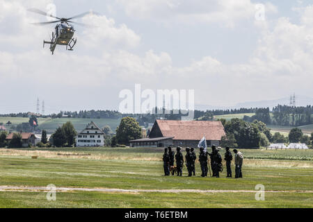 Special Unit lynx der Luzerner Polizei während einer Übung, Beromünster, Luzern, Schweiz, Europ. Stockfoto