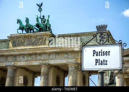 Brandenburger Tor, Berlin, Deutschland Stockfoto