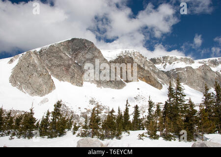 Medizin Bug Peak, Snowy Range, Medicine Bow National Forest, Wyoming Stockfoto