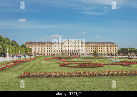 Schloss Schönbrunn in Wien Stockfoto