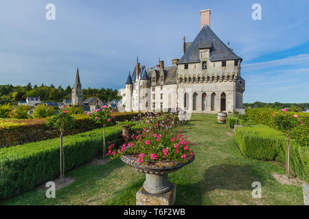 Langeais Schloss an der Loire - Frankreich Stockfoto