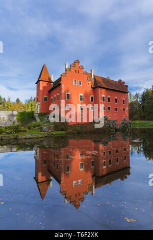 Schloss Cervena Lhota in der Tschechischen Republik Stockfoto