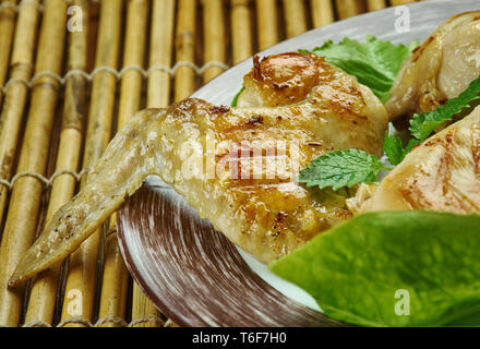 Buttermilch Brined Gegrilltes Huhn Stockfoto