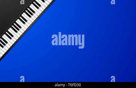 Piano Keys Hintergrund Stockfoto