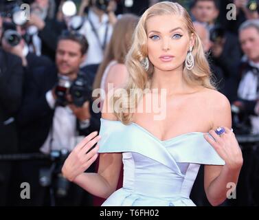 CANNES, Frankreich - 24. MAI 2017: Elsa Hosk besucht "betört" Screening auf den 70. Filmfestspielen von Cannes (Foto: Mickael Chavet) Stockfoto