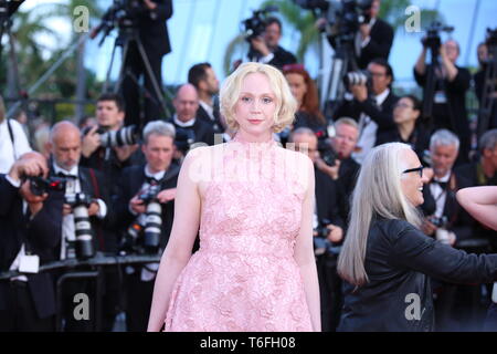 CANNES, Frankreich - 24. MAI 2017: Gwendoline Christie nimmt "betört" Screening auf den 70. Filmfestspielen von Cannes (Foto: Mickael Chavet) Stockfoto