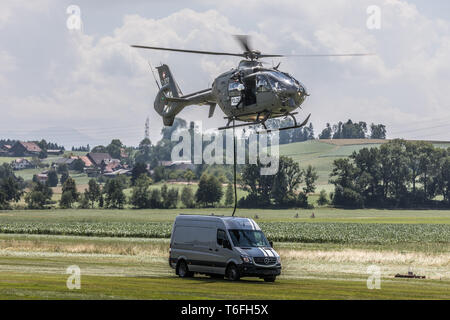 Special Unit lynx der Luzerner Polizei während einer Übung, Beromünster, Luzern, Schweiz, Europ. Stockfoto